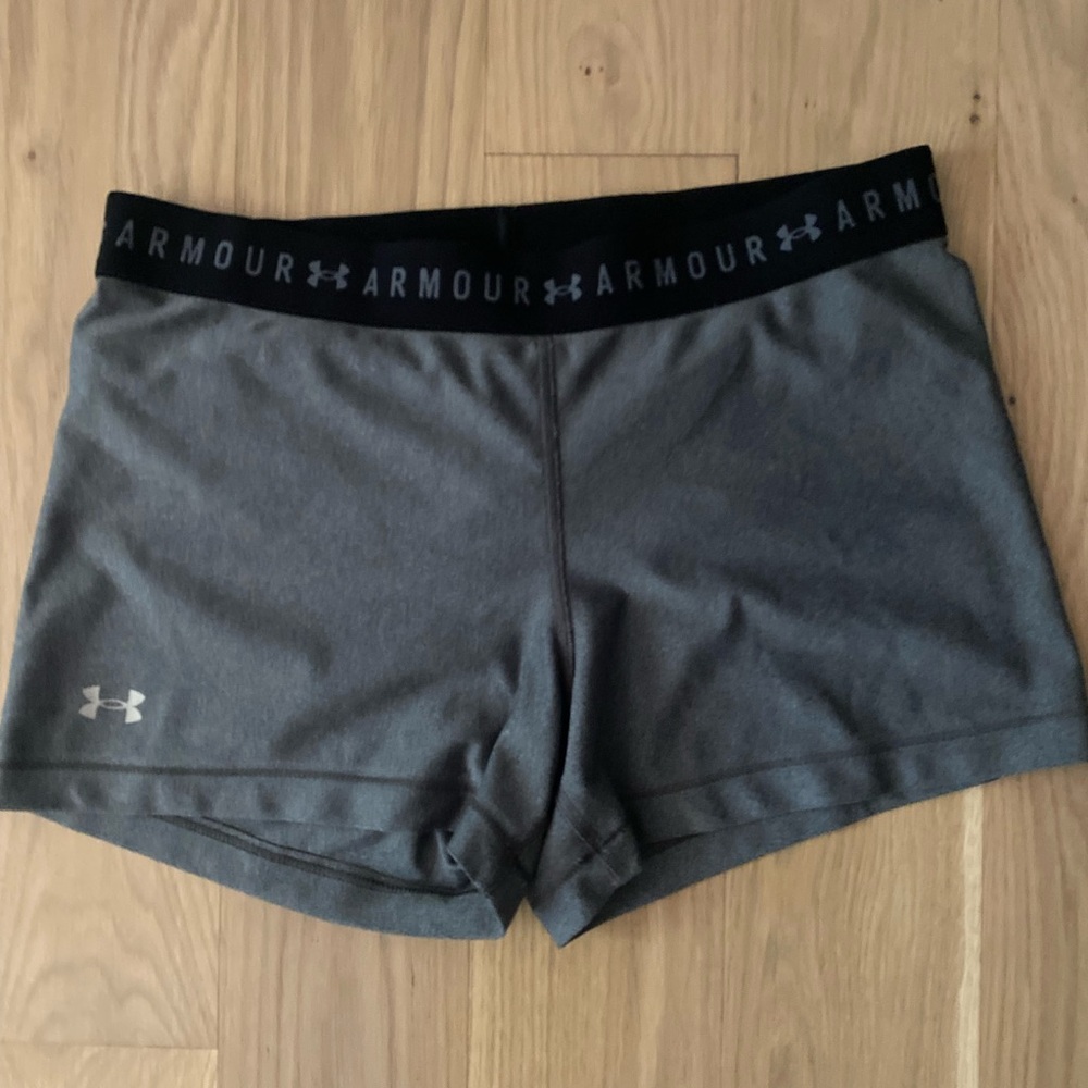 LG Women's Black and Gray Athletic Shorts